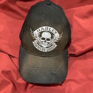 Harley Davidson Distressed Winged Skull Hat NWOT